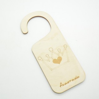 Διακοσμητικό πόρτας κορώνα με καρδιά