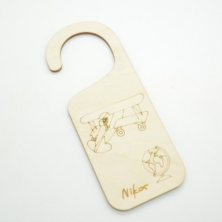 Διακοσμητικό πόρτας αεροπλάνο vintage