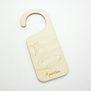 Διακοσμητικό πόρτας κύκνος