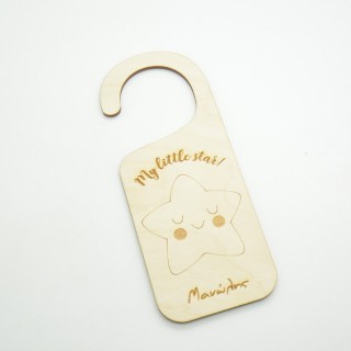 Διακοσμητικό πόρτας αστέρι με χαμόγελο