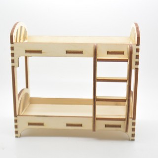 Μινιατούρα επιπλάκι διώροφο κρεβάτι μεγάλο Μινιατούρα επιπλάκι διώροφο κρεβάτι μεγάλο