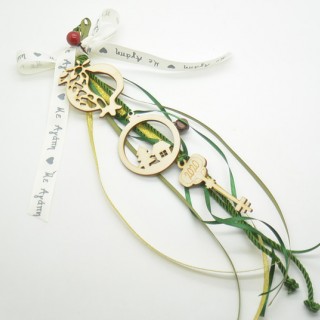 Γούρι Ξύλινο ρόδι