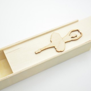 Ξύλινη Κασετίνα μπαλαρίνα