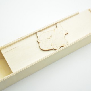 Ξύλινη Κασετίνα αεροπλανάκι