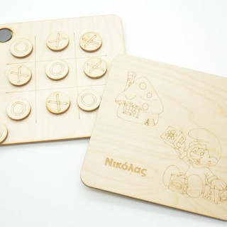 Ξύλινη Τρίλιζα μωρό στρουμφάκι