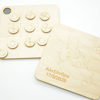 Ξύλινη Τρίλιζα πεταλούδα