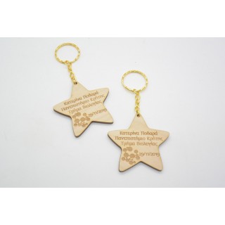 Αναμνηστικό Μπρελόκ ξύλινο ορκωμοσίας βιολογίας Αναμνηστικό Μπρελόκ ξύλινο ορκωμοσίας βιολογίας