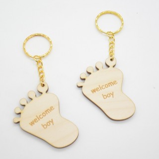 Μπρελόκ Πατουσάκι welcome boy Μπρελόκ Πατουσάκι welcome boy