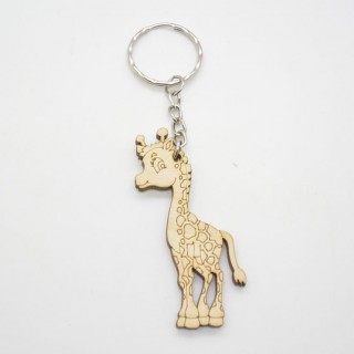 Ξύλινο Μπρελόκ καμηλοπάρδαλη Ξύλινο Μπρελόκ καμηλοπάρδαλη