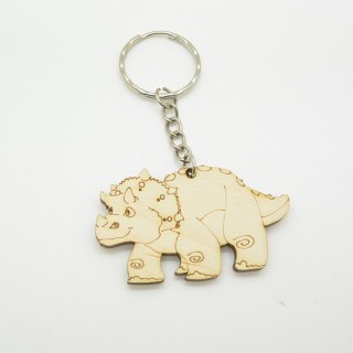 Ξύλινο Μπρελόκ δεινόσαυρος Ξύλινο Μπρελόκ δεινόσαυρος