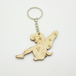 Ξύλινο Μπρελόκ νεράιδα Ξύλινο Μπρελόκ νεράιδα