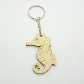 Ξύλινο Μπρελόκ ιππόκαμπος Ξύλινο Μπρελόκ ιππόκαμπος