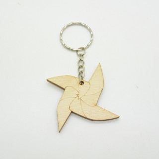 Ξύλινο Μπρελόκ ανεμόμυλος Ξύλινο Μπρελόκ ανεμόμυλος