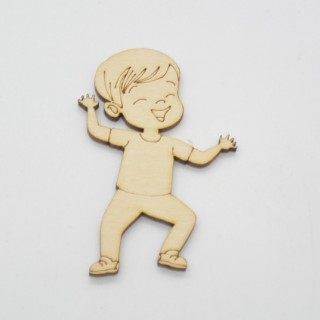 Ξύλινο Διακοσμητικό παιδάκι που χορεύει 