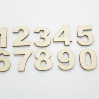 Ξύλινα Διακοσμητικά διάφοροι αριθμοί