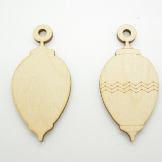 Ξύλινο Χριστουγεννιάτικο στολίδι 