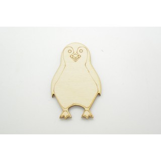 Ξύλινο Διακοσμητικό πιγκουίνος 