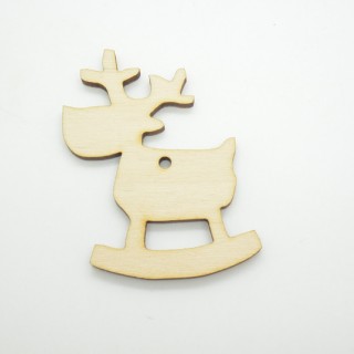 Ξύλινο Χριστουγεννιάτικο διακοσμητικό τάρανδος