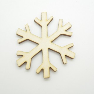 Ξύλινο Χριστουγεννιάτικο διακοσμητικό χιονονιφάδα