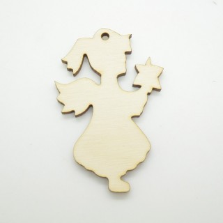 Ξύλινο Χριστουγεννιάτικο αγγελάκι