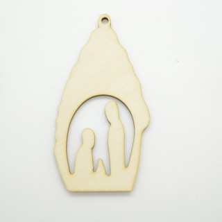 Ξύλινη Χριστουγεννιάτικη φάτνη 