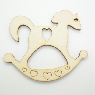 Ξύλινο Διακοσμητικό αλογάκι