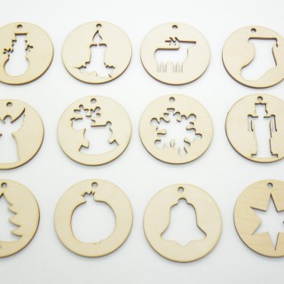 Ξύλινο Διακοσμητικό στολίδι