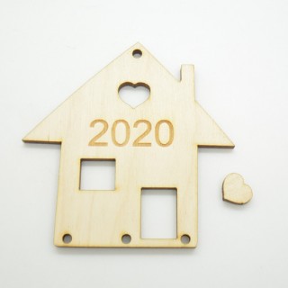 Ξύλινο Διακοσμητικό σπιτάκι 2026