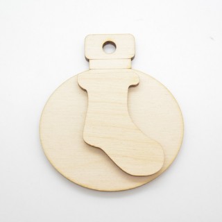 Χριστουγεννιάτικη τρισδιάσταση μπάλα μπότα 