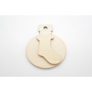 Χριστουγεννιάτικη τρισδιάσταση μπάλα μπότα 