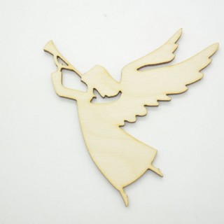 Ξύλινο Διακοσμητικό χριστουγεννιάτικο αγγελάκι