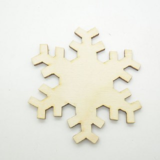 Ξύλινο Χριστουγεννιάτικο διακοσμητικό χιονονιφάδα