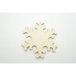 Ξύλινο Χριστουγεννιάτικο διακοσμητικό χιονονιφάδα