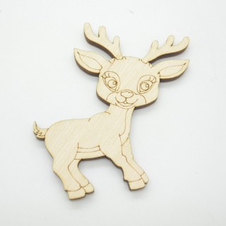 Ξύλινο Διακοσμητικό ελαφάκι